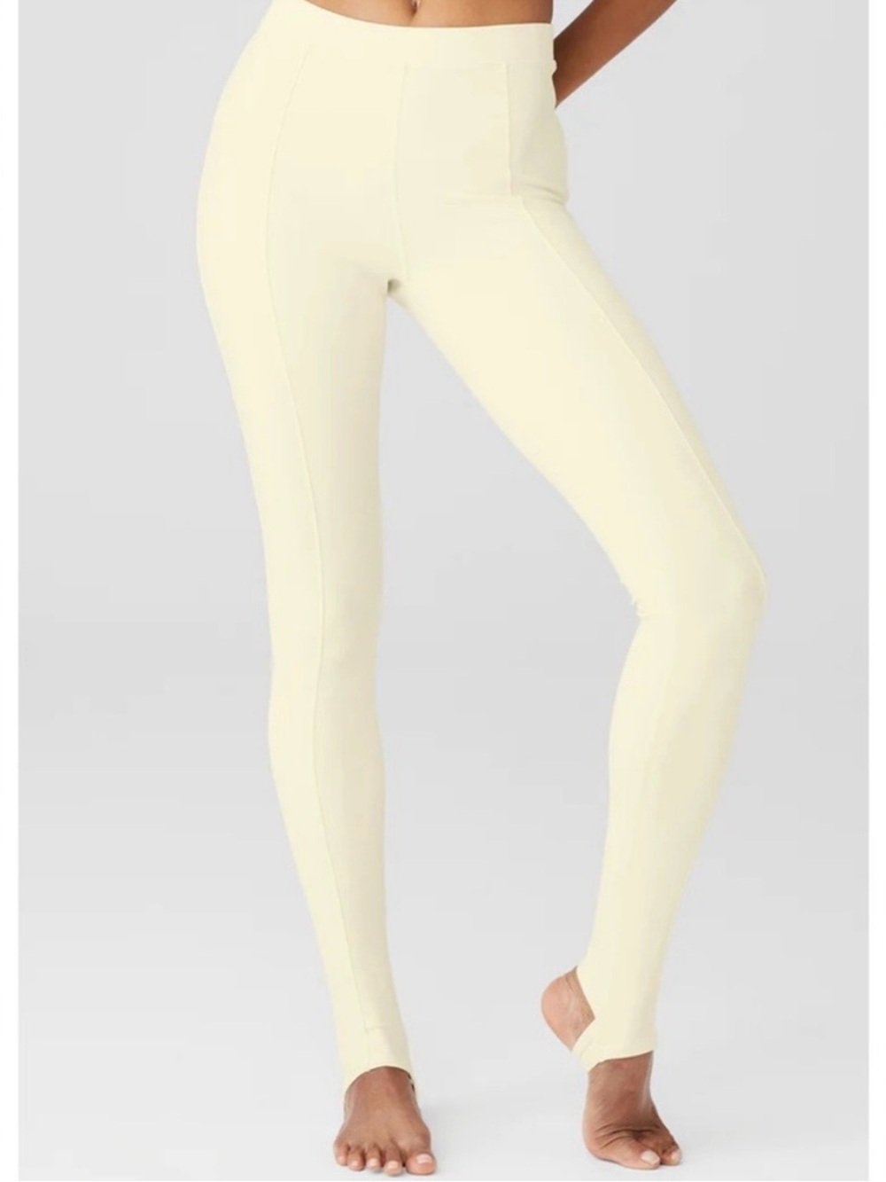 Alo Yoga Women's Size Small Airbrush High-Waist Enso Legging French Vanilla